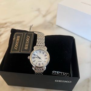 Women’s Stainless Steel White Dial Watch - NWT